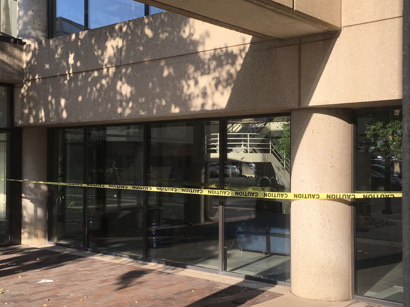 Illustration for article titled Somebody decided they wanted into our building last night